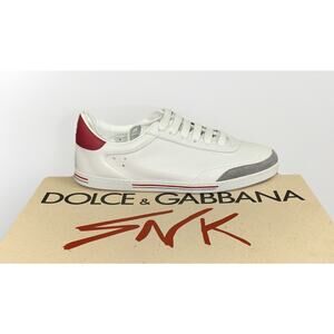 Dolce & Gabbana Saint Tropez Calfskin Leather Sneakers- EUR 41 / Mens 8.5